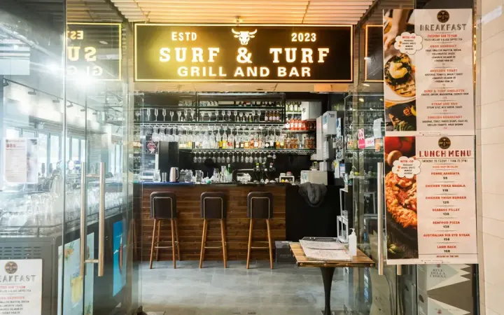 SURF & TURF GRILL AND BAR - photo via OpenRice