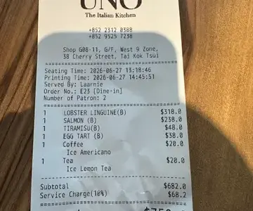 Osteria UNO - OpenRice 相片
